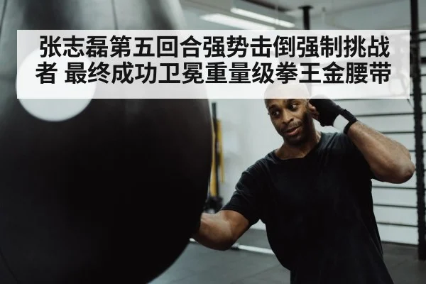 boxer punching heavy bag